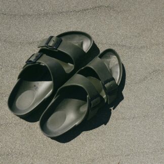 Black Double Strap Sandals