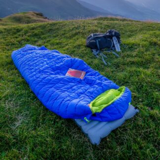Blue Down Sleeping Bag