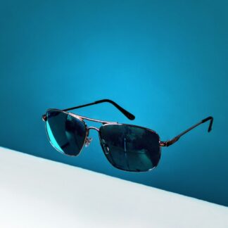 Blue Mirror Aviator Sunglasses