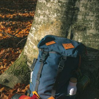 Blue Roll-Top Trekking Pack