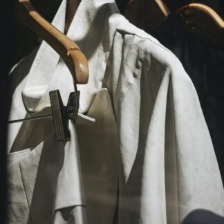 Cream Cotton Trench Coat