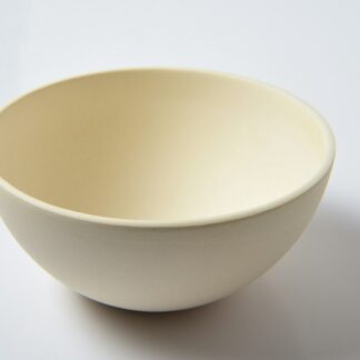 Cream Stoneware Serving Bowl