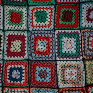 Granny Square Crochet Blanket