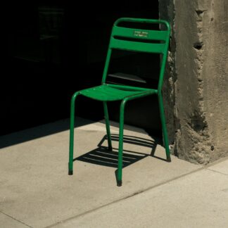 Green Metal Bistro Chair