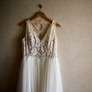 Lace Bodice Wedding Dress