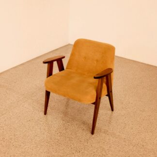 Mid-Century Orange Lounge Chair