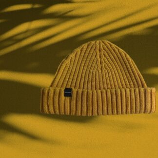 Mustard Fisherman Beanie
