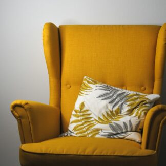 Mustard Wingback Chair