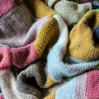 Patchwork Knit Blanket