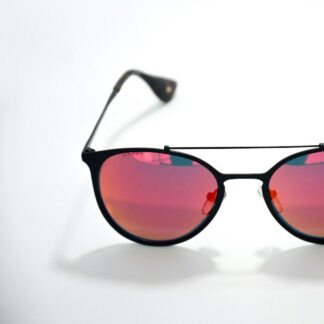 Red Mirror Round Sunglasses