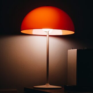 Red Mushroom Table Lamp