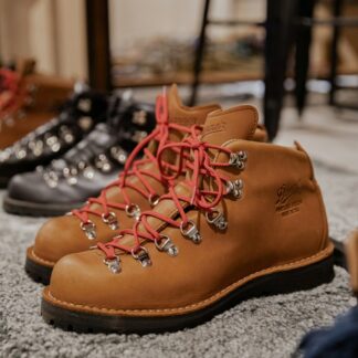 Tan Leather Hiking Boots