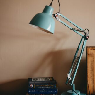 Teal Architect Desk Lamp