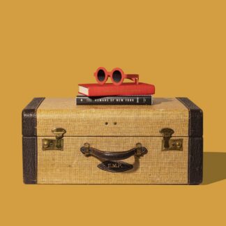 Vintage Tweed Suitcase