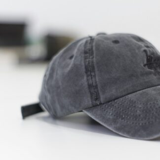 Washed Gray Baseball Cap