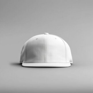 White Snapback Cap